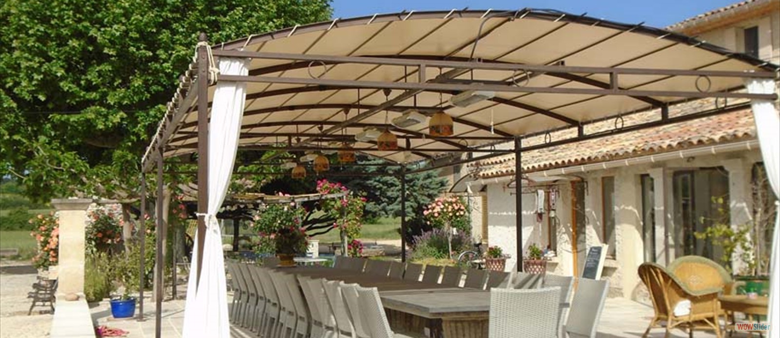 table d'hôtes terasse
